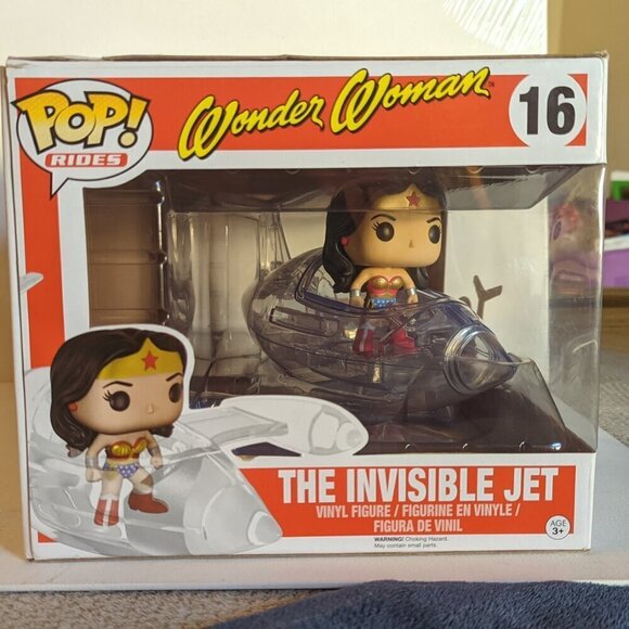 Funko Other - NIB Funko POP! 16 Rides Wonder Woman's Invisible Jet DC Film Vinyl Figure NWT